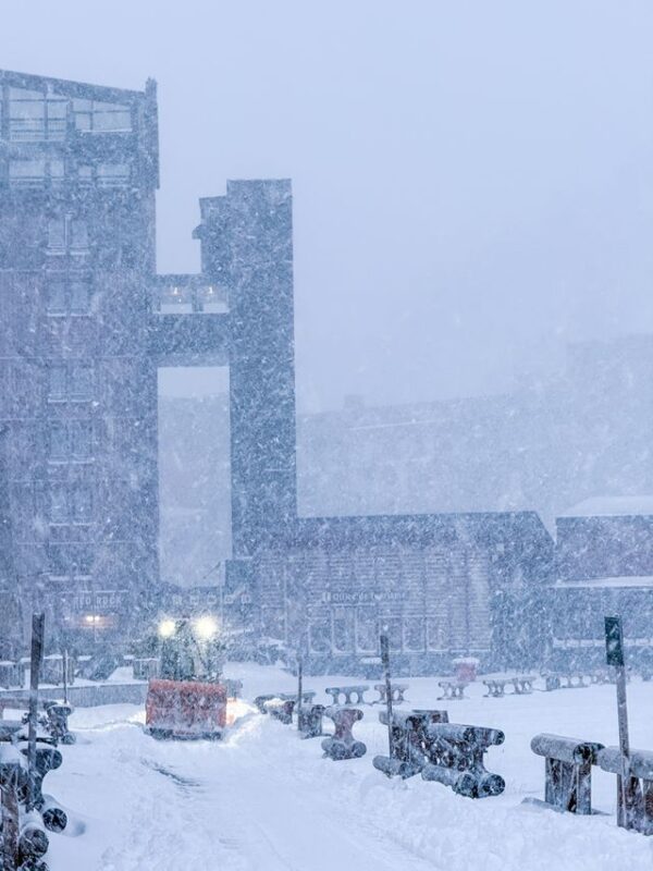 Fresh snow at Les Arcs in France. @AB Tourisme.